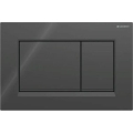 Geberit 115.883.DW.1 - Sigma30 öblítő nyomólap 24,6x16,4 cm fekete
