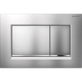 Geberit 115.883.JQ.1 - Sigma30 öblítő nyomólap 24,6x16,4 cm matt króm/fényes króm