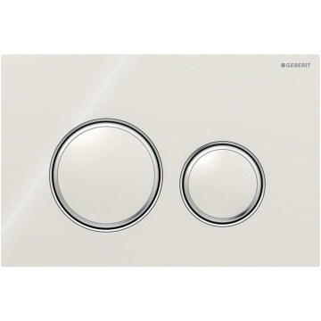 Geberit 115.884.JL.1 - Sigma50 öblítőnyomólap 24,6x16,4 cm homokszürke/fényes króm