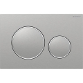 Geberit 115.889.SN.1 - Sigma20 öblítő nyomólap 24,6x16,4 cm nemesacél