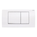 Geberit 115.899.KJ.1 - Twinline30 öblítő nyomólap 34x18,5 cm fehér/fényes króm