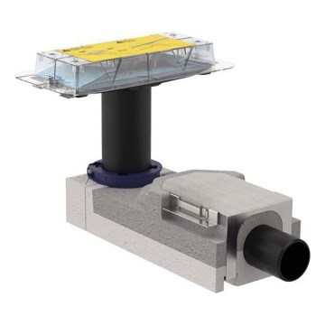 Geberit 154.150.00.1 - Durvaszerelési készlet a CleanLine 90-220 mm zuhanyfolyókákhoz