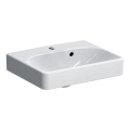 Geberit 500.222.01.1 - Függesztett mosdó Smyle Square 45 x 36 cm, kerámia/fehér
