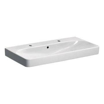 Geberit 500.252.01.1 - Smyle Square függesztett dupla mosdó 90x48 cm, kerámia/fehér