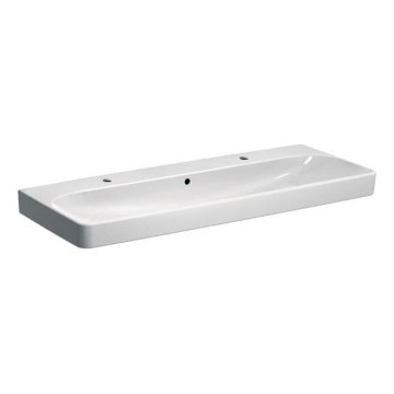 Geberit 500.253.01.1 - Függesztett dupla mosdó Smyle Square 120x48 cm kerámia/fehér