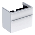 Geberit 500.353.00.1 - Smyle Square mosdó alatti szekrény, 61,7 × 73,4 cm, fehér