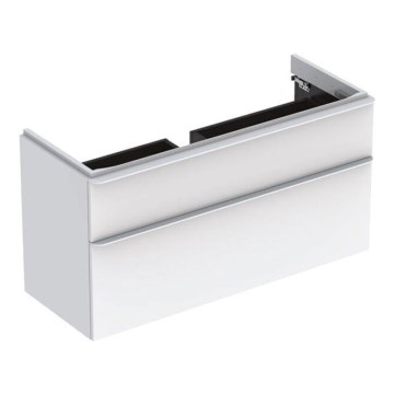 Geberit 500.355.00.1 - Fürdőszobai mosdó alatti szekrény Smyle Square 61,7x118,4 cm fehér