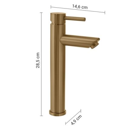 Gedy - ALTO mosdócsaptelep 28,5 cm arany