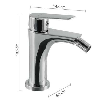 Gedy - COMO bidé csaptelep, 19,5 cm, fényes króm