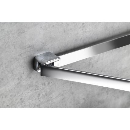 Gedy - Fali forgó törülköző tartó PIRENEI 36 cm fényezett króm