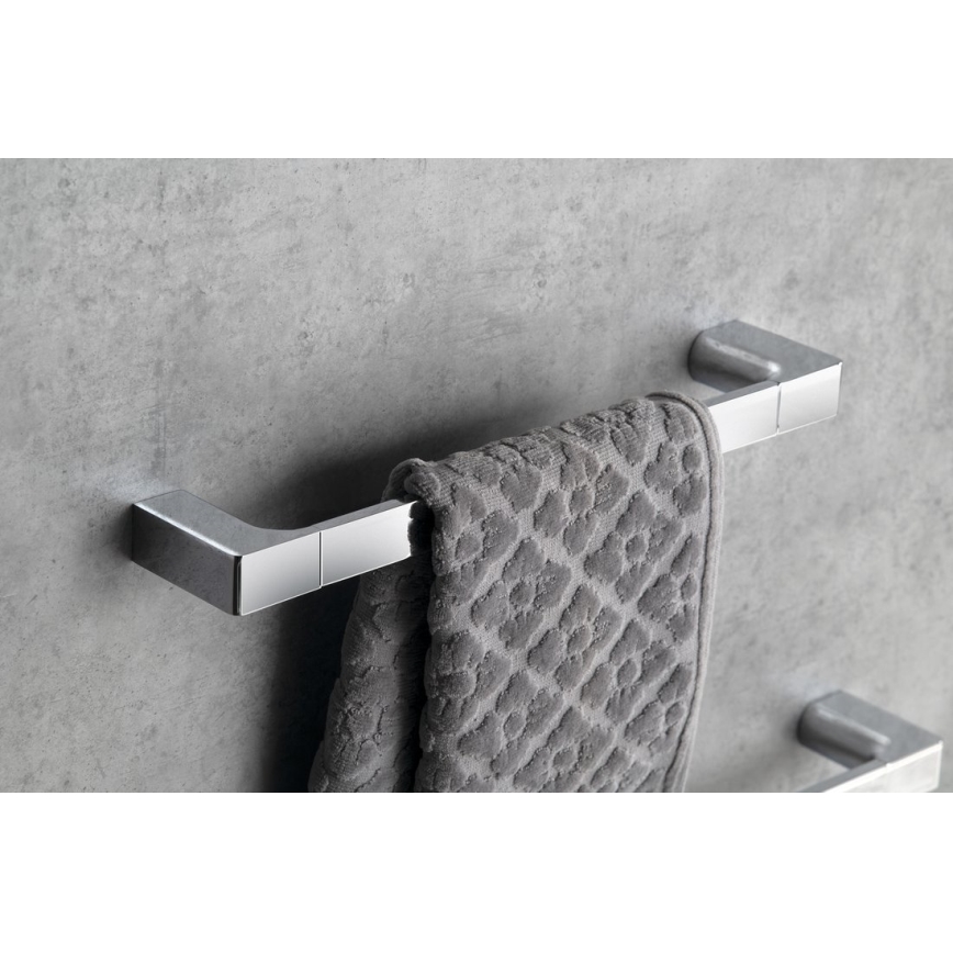 Gedy - Fali törölközőtartó PIRENEI 6,6x45 cm fényezett króm