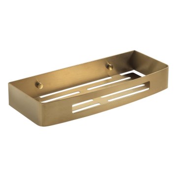 Gedy - Fali zuhanypolc SMART 30x12,8 cm matt arany