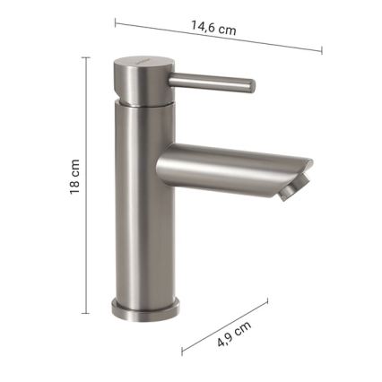 Gedy - GARDA 18 cm mosdócsaptelep matt króm