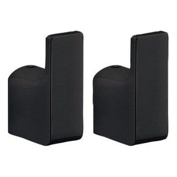 Gedy - KÉSZLET 2x Fali kampó PIRENEI matt fekete