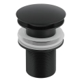 Gedy - mosdóleeresztő CLICK-CLACK átm. 6,6 cm matt fekete