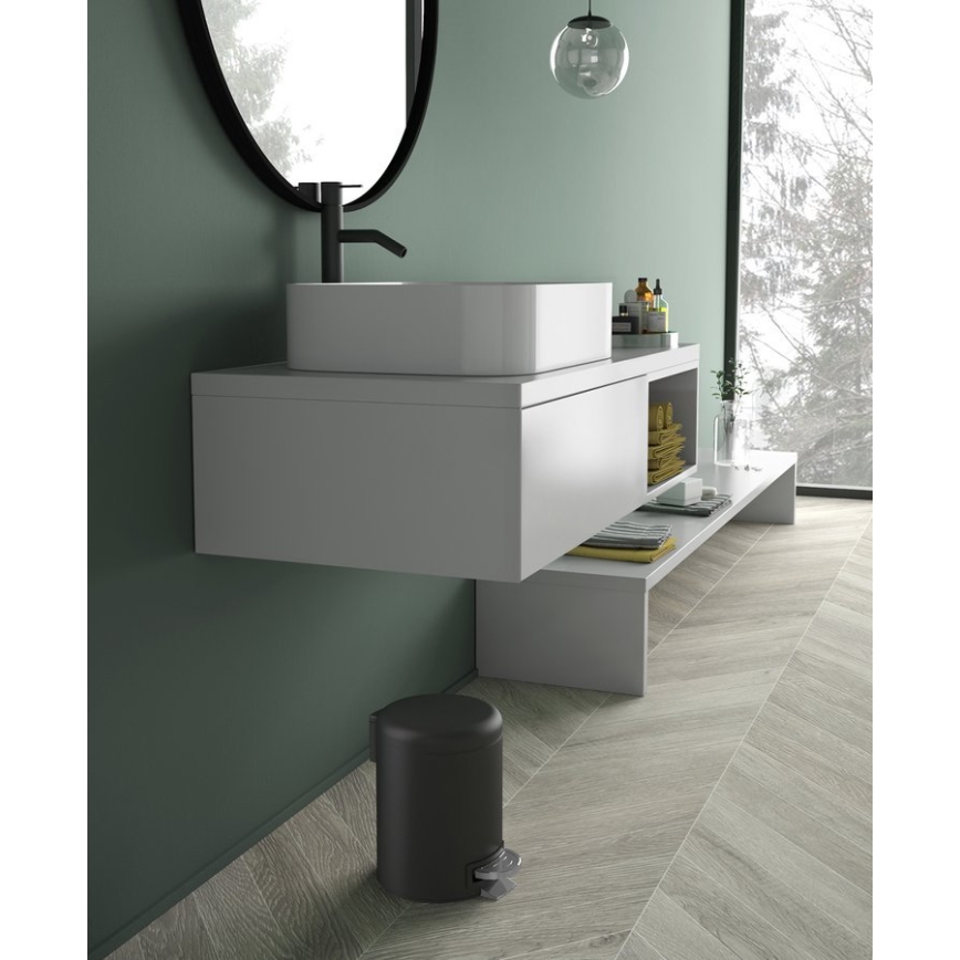 Gedy - POTTY szemetesvödör 5 l, lágy záródás, matt fekete