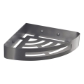 Gedy - Sarokpolc a zuhanyzóba SMART 21x4,5 cm metál szürke