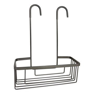 Gedy - SMART akasztós zuhanypolc 37,5x30 cm metál szürke