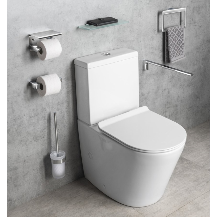 Gedy - WC-papír tartó PIRENEI fényezett króm