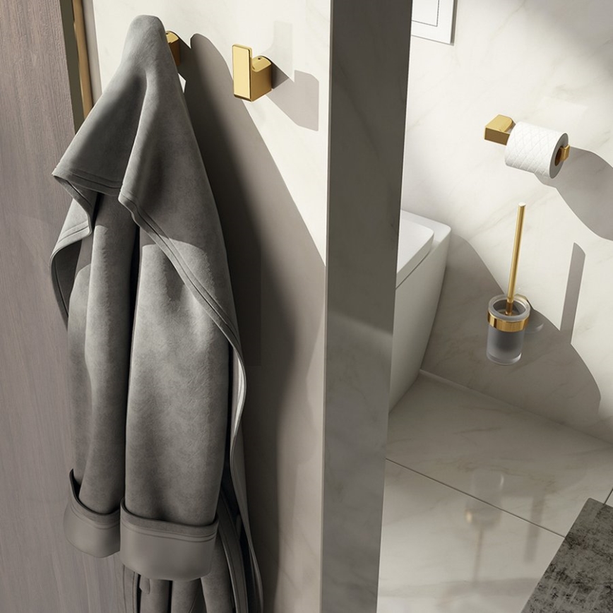 Gedy - WC-papírtartó PIRENEI matt arany