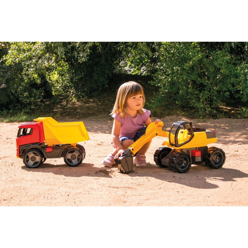 GIGA TRUCKS markoló 62 cm sárga/fekete