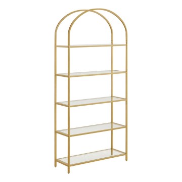 GLASY aranyszínű könyvespolc