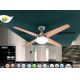 GLOBO 0304 - Mennyezeti ventilátor ZORAN 2xE27/40W/230V