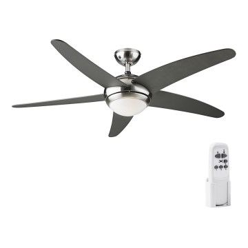 GLOBO 0306GR - Mennyezeti ventilátor FABIOLA 1xR7s/80W/230V sötét szürke