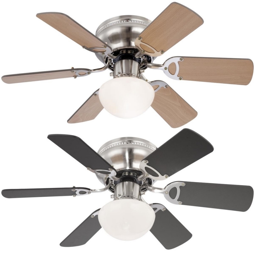 GLOBO 0307 - Stropní ventilátor UGO 1xE27/60W/230V