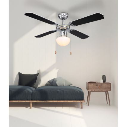 Globo 0309CSW - Mennyezeti ventilátor CHAMPION 1xE27/60W/230V