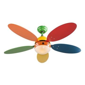 Globo 03180 - Mennyezeti ventilátor WADE 1xE14/60W/230V