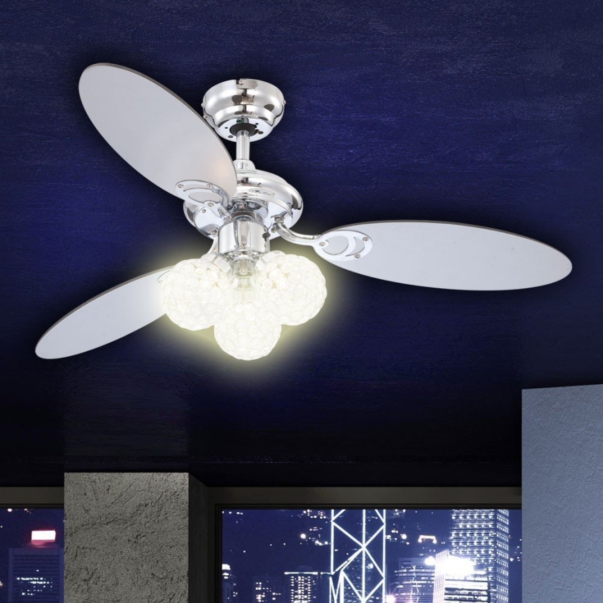 GLOBO 0334 - Stropní ventilátor AZALEA 3xG9/33W/230V