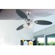 GLOBO 0334 - Mennyezeti ventilátor AZALEA 3xG9/33W/230V