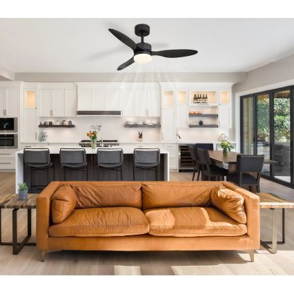 Globo - LED dimmelhető mennyezeti ventilátor LED/20W/230V 2700-6500K + távirányító