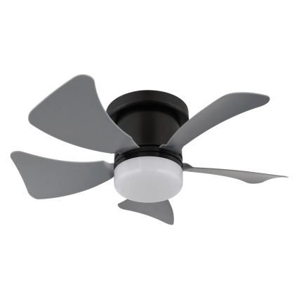 Globo - LED dimmelhető mennyezeti ventilátor LED/10W/230V 3000-6500K szürke + távirányító