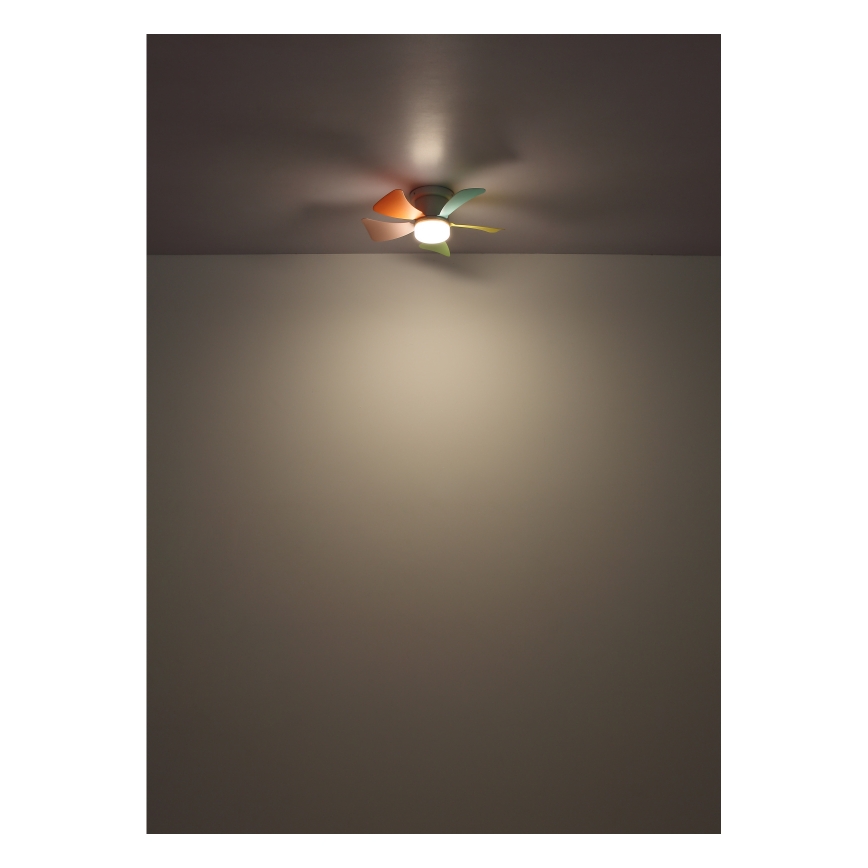 Globo - dimmelhető LED mennyezeti ventilátor LED/10W/230V 3000-6500K színváltós + távirányító