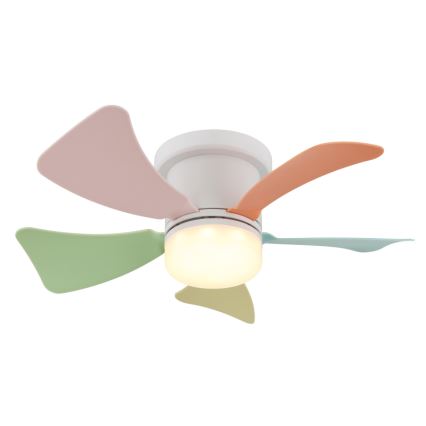Globo - dimmelhető LED mennyezeti ventilátor LED/10W/230V 3000-6500K színváltós + távirányító