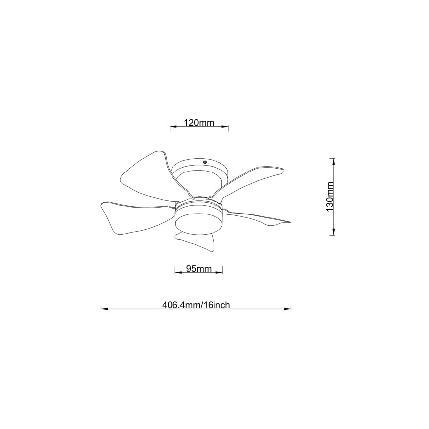 Globo - dimmelhető LED mennyezeti ventilátor LED/10W/230V 3000-6500K színváltós + távirányító