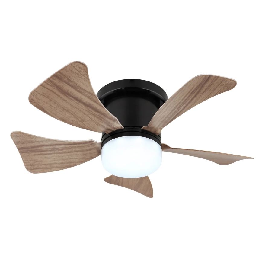 Globo - LED fényerőszabályozható mennyezeti ventilátor LED/10W/230V 3000-6500K barna + távirányító