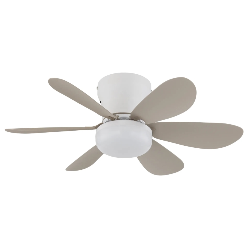Globo - LED fényerőszabályozható mennyezeti ventilátor LED/5W/230V 2700-6500K bézs + távirányító