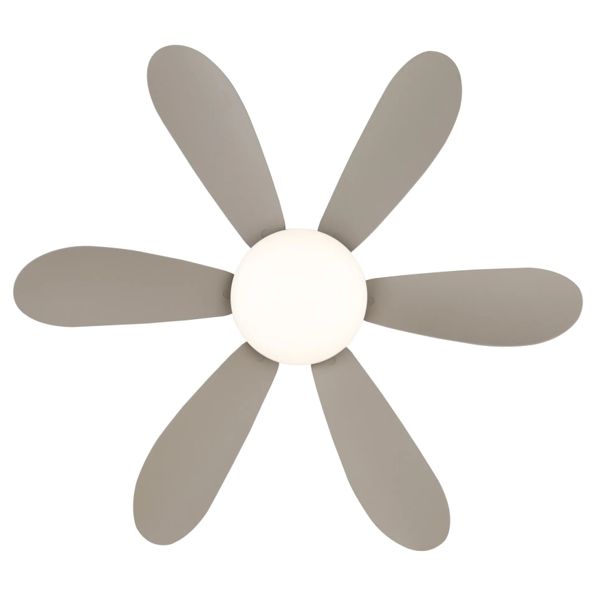 Globo - LED fényerőszabályozható mennyezeti ventilátor LED/5W/230V 2700-6500K bézs + távirányító
