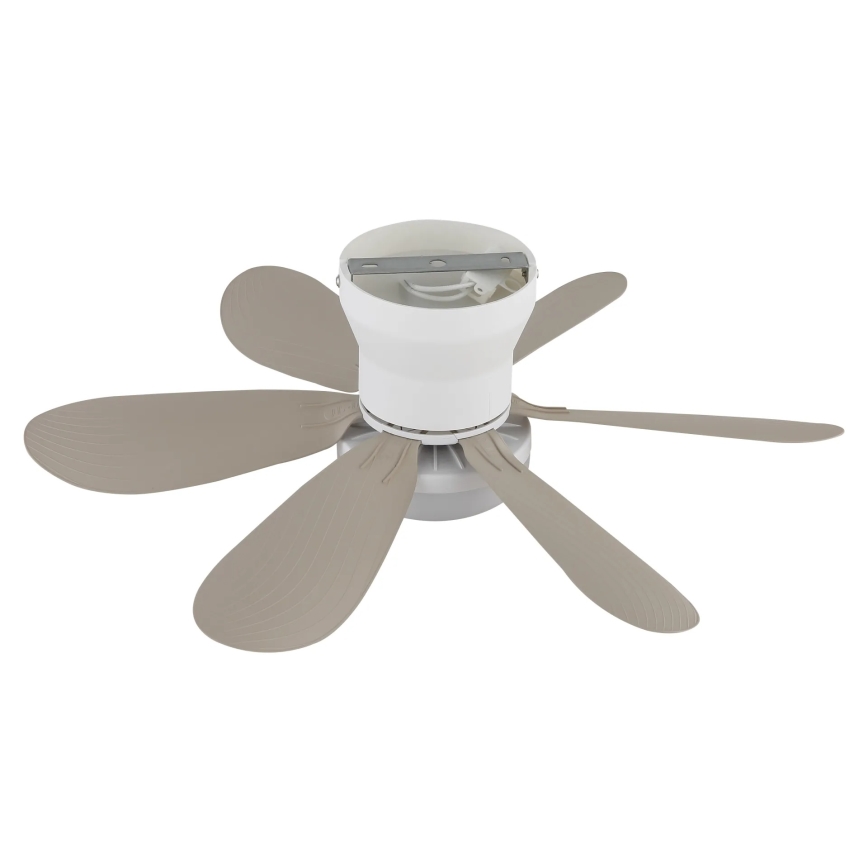 Globo - LED fényerőszabályozható mennyezeti ventilátor LED/5W/230V 2700-6500K bézs + távirányító