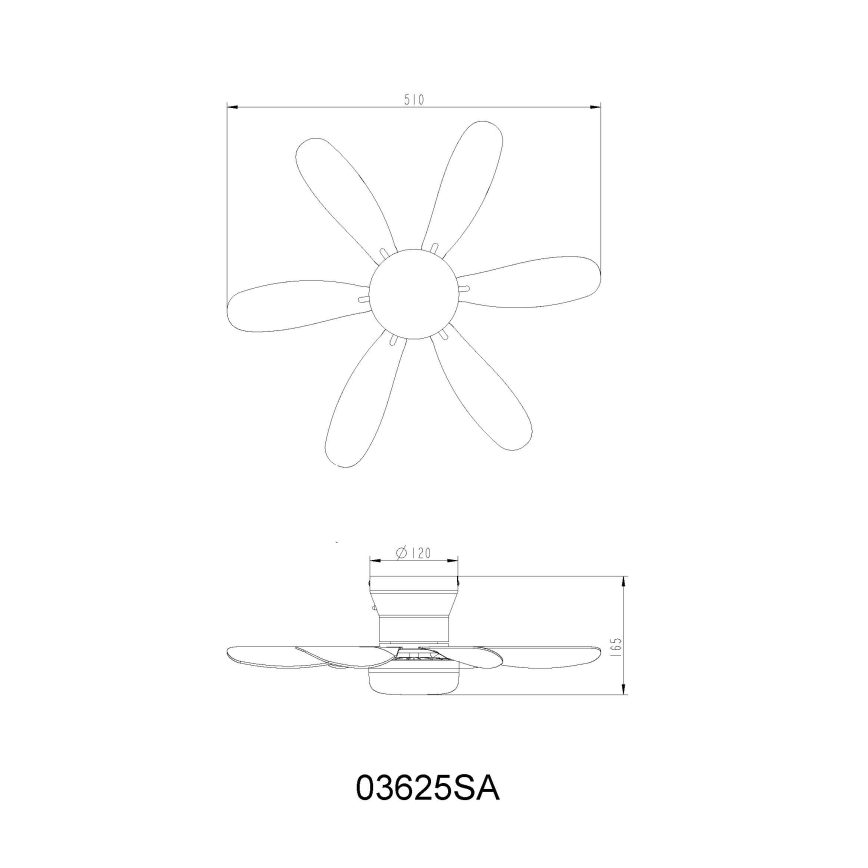 Globo - LED fényerőszabályozható mennyezeti ventilátor LED/5W/230V 2700-6500K bézs + távirányító