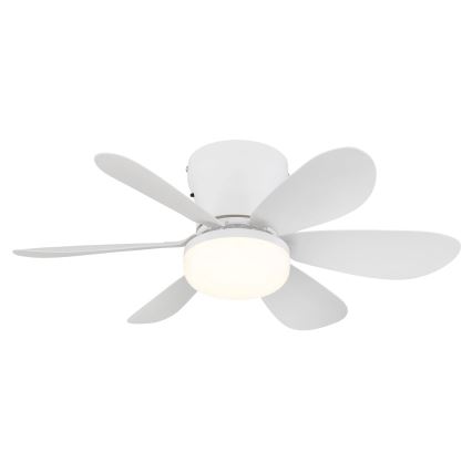 Globo - LED fényerőszabályozható mennyezeti ventilátor LED/5W/230V 2700-6500K fehér + távirányító