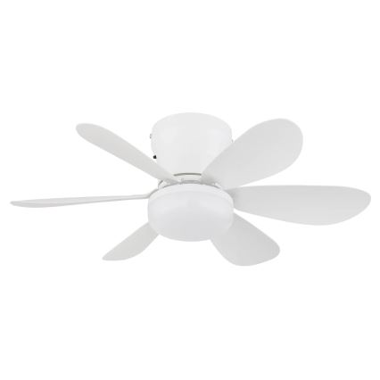 Globo - LED fényerőszabályozható mennyezeti ventilátor LED/5W/230V 2700-6500K fehér + távirányító