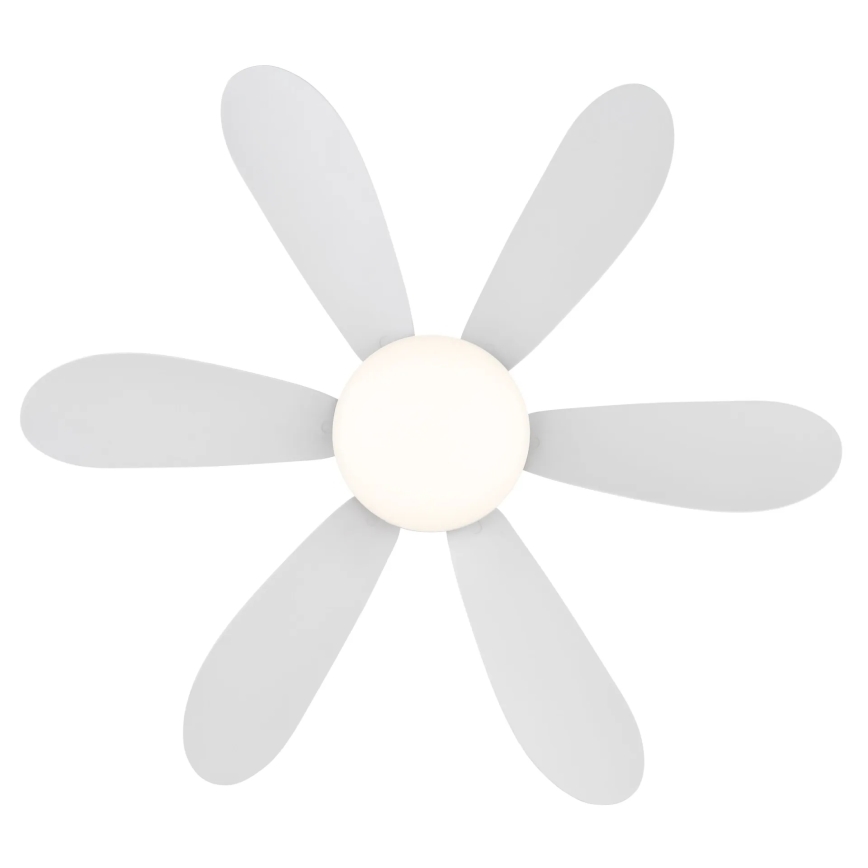 Globo - LED fényerőszabályozható mennyezeti ventilátor LED/5W/230V 2700-6500K fehér + távirányító
