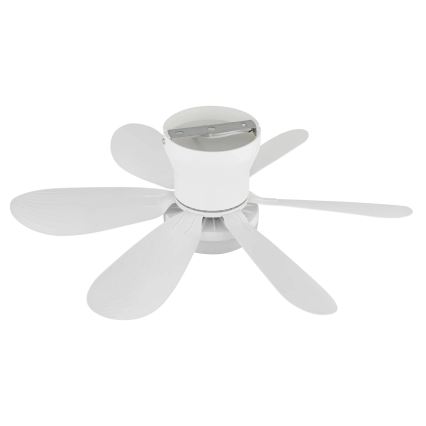 Globo - LED fényerőszabályozható mennyezeti ventilátor LED/5W/230V 2700-6500K fehér + távirányító