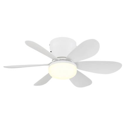 Globo - LED fényerőszabályozható mennyezeti ventilátor LED/5W/230V 2700-6500K fehér + távirányító
