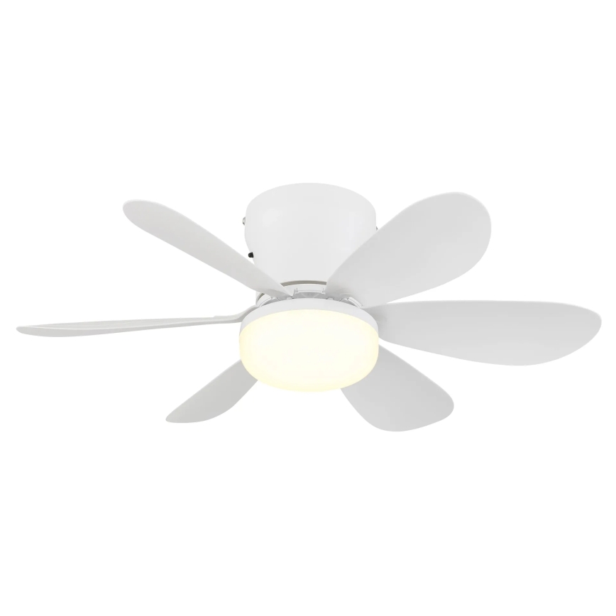 Globo - LED fényerőszabályozható mennyezeti ventilátor LED/5W/230V 2700-6500K fehér + távirányító