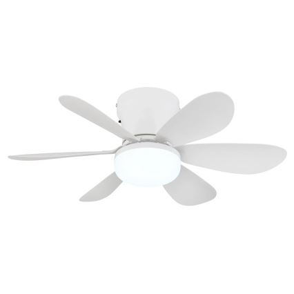 Globo - LED fényerőszabályozható mennyezeti ventilátor LED/5W/230V 2700-6500K fehér + távirányító